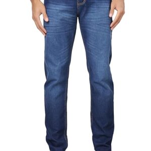 London Hills Men's Regular Fit Mid Rise Cotton Jeans for Man | Straight Fit Jeans for Man | Pant | Mens Bottom Wear | Pants | Jean's for Men | Jins Pant for Men | Denim Jeans
